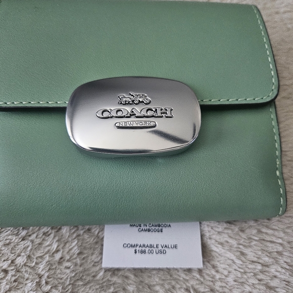 Coach Leather Eliza Small Wallet - Picture 4 of 4